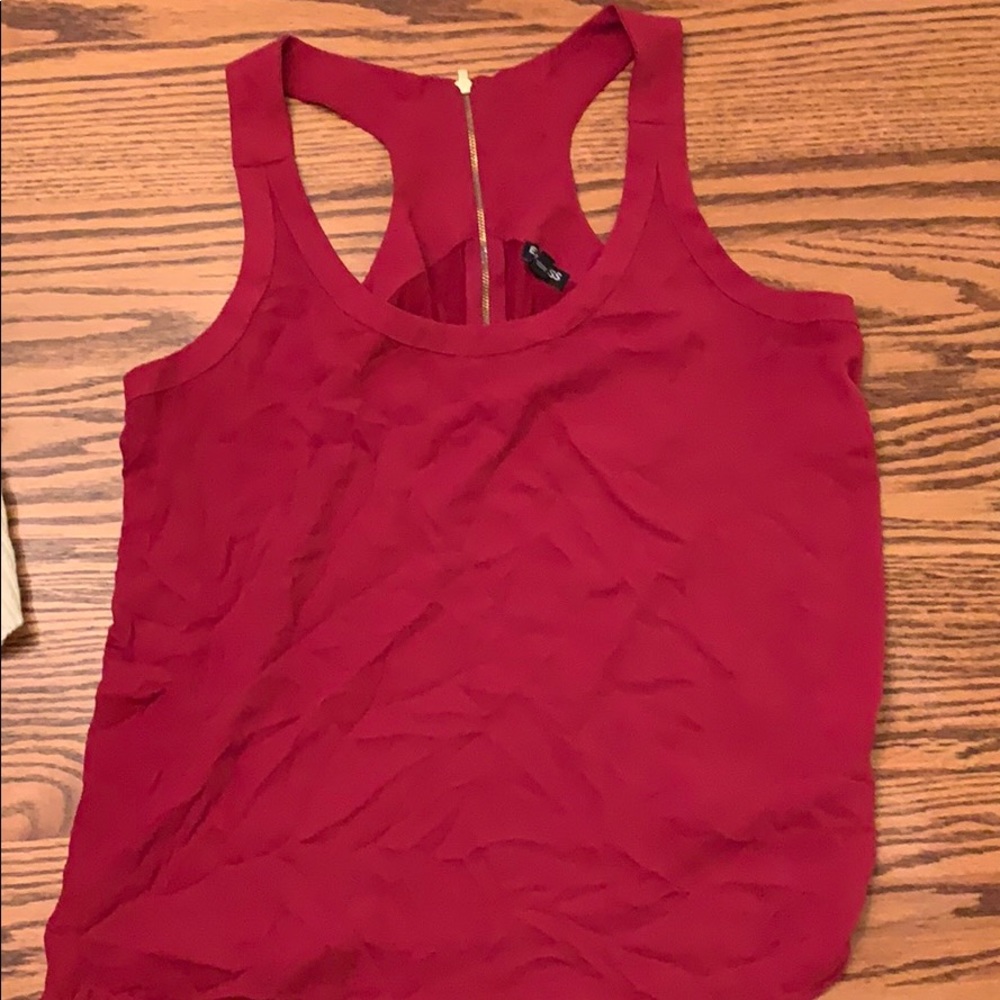 Red dress tank-top. Great for layering!